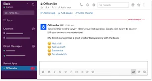 Officevibe for slack