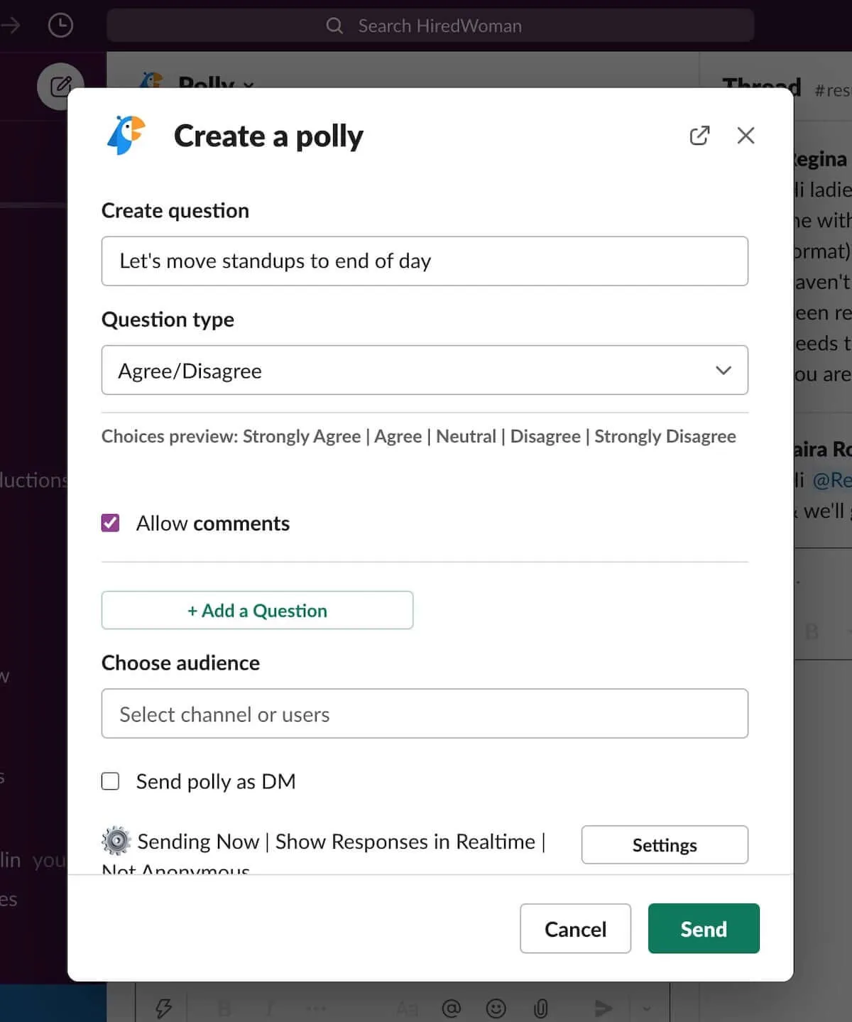 Polly for Slack