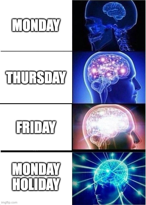 big brain Happy Friday Meme