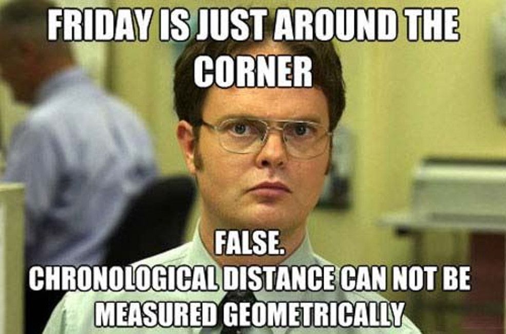 dwight Happy Friday Meme