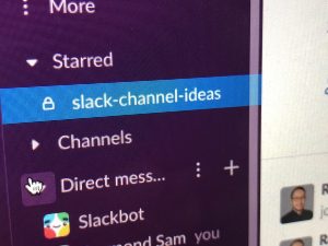 Slack channel ideas