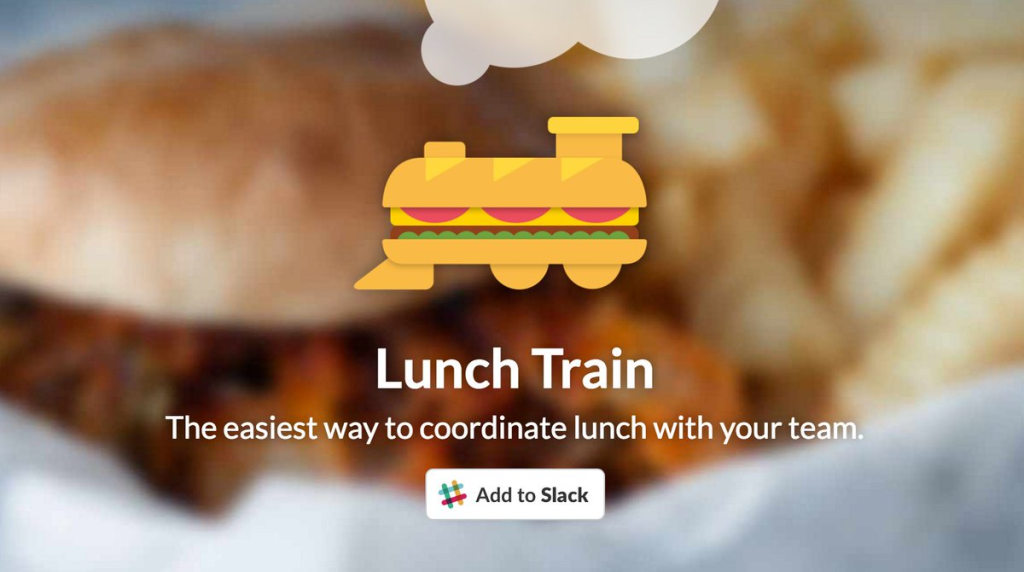 Lunch Train for Slack